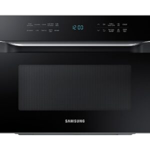 Samsung 1.2 cu. ft. PowerGrill Duo Countertop Microwave with Power Convection and Built-In Application in Black(MC12J8035CT/AA)