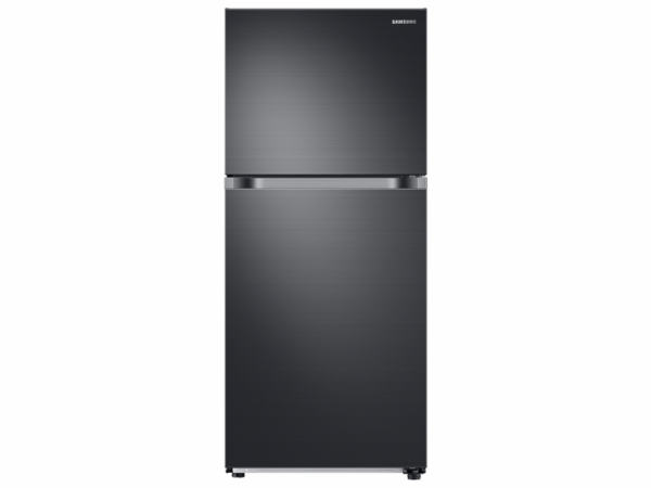 Samsung 18 cu. ft. Top Freezer Refrigerator with FlexZone and Ice Maker in Black Stainless Steel(RT18M6215SG/AA)