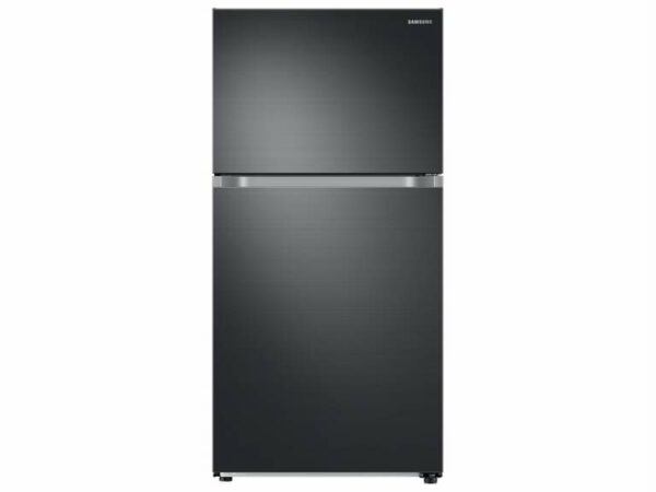 Samsung 21 cu. ft. Top Freezer Refrigerator with FlexZone and Ice Maker in Black Stainless Steel(RT21M6215SG/AA)