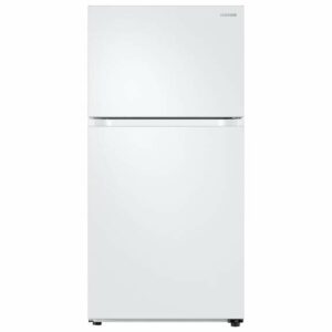 Samsung 21 cu. ft. Top Freezer Refrigerator with FlexZone and Ice Maker in White(RT21M6215WW/AA)