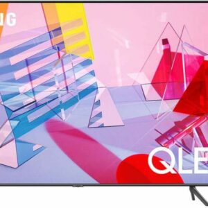 Samsung 43" Q60T Titan Gray QLED 4K UHD Smart HDTV With Austere Surge Protector and HDMI Cable Package