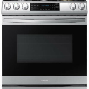 Samsung 6.0 Cu. Ft. Fingerprint Resistant Stainless Steel Front Control Slide-In Gas Range With Air Fry