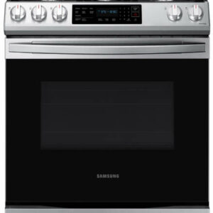 Samsung 6.0 Cu. Ft. Fingerprint Resistant Stainless Steel Front Control Slide-In Gas Range With Convection