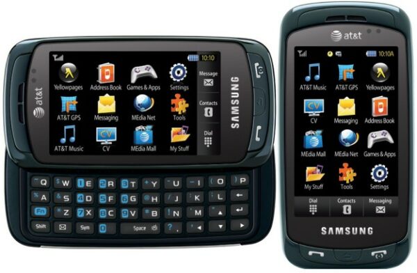 Samsung Impression SGH-A877 Cell Phone, QWERTY keyboard, Bluetooth, 3 MP Camera, GPS, GSM World Phone - Unlocked