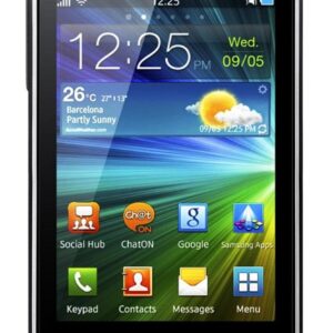 Samsung Wave Y S5380 Unlocked GSM Bada 2.0 OS Cellphone (Silver/Black) - PSR300157