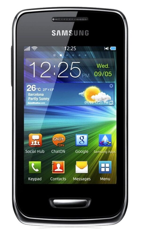 Samsung Wave Y S5380 Unlocked GSM Bada 2.0 OS Cellphone (Silver/Black) - PSR300157