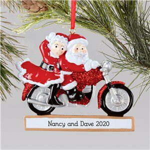 Santa and Mrs. Claus Couples Christmas Ornament