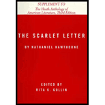 Scarlet Letter Supplement to Accompany Heath Anthology