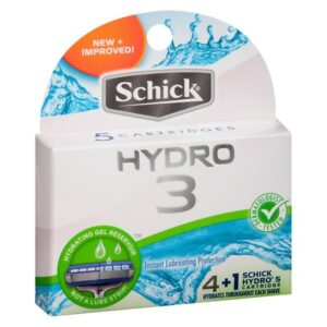 Schick Hydro 3 Shaving Cartridges - 5.0 ea