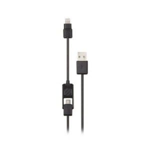 Scosche Smartstrike USB to Lightning Charge and Sync Cable for Apple iPhone 5 / iPad Mini / iPad Mini Retina (Black)