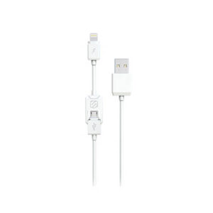 Scosche Smartstrike USB to Lightning Charge and Sync Cable for Apple iPhone 5 / iPad Mini / iPad Mini Retina (White)