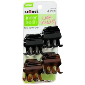Scunci Mini Claw Clips - 4.0 ea