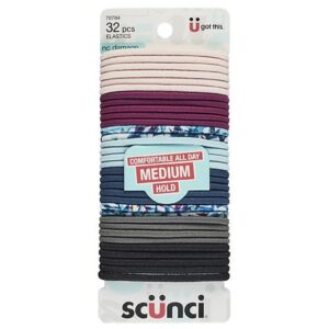 Scunci No Damage Elastics - 32.0 ea