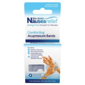 Sea-Band Acupressure Nausea Relief Wrist Bands - 1.0 ea