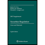 Securities Regulation - 2017 Case Supplement