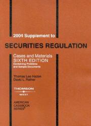 Securities Regulation : Cases and Materials, 2005 Supplement