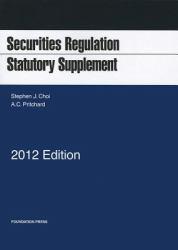 Securities Regulation - Statutory Supplement 2013