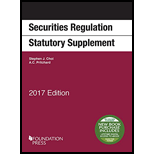 Securities Regulation - Statutory Supplement 2017 Edition