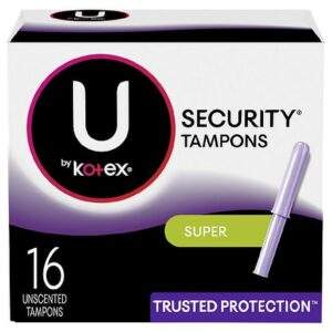 Security Tampons, Super Absorbency, Unscented - 16.0 ea