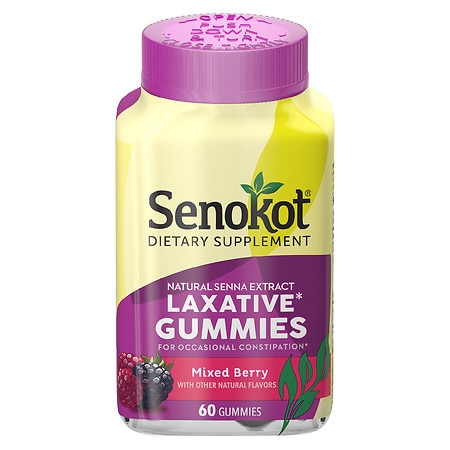 Senokot Dietary Supplement Laxative Gummies - 60.0 ea