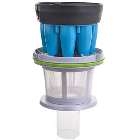 Separator Assembly w/ 2 Filters - Select Vacuums - Silver