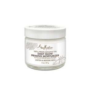 SheaMoisture 100% Virgin Coconut Oil Daily Glow Priming Moisturizer - 2.0 oz