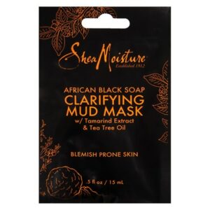 SheaMoisture African Black Mud Mask Packet - 0.5 oz