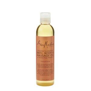 SheaMoisture Coconut & Hibiscus Bath, Body & Massage Oil - 8.0 Ounces