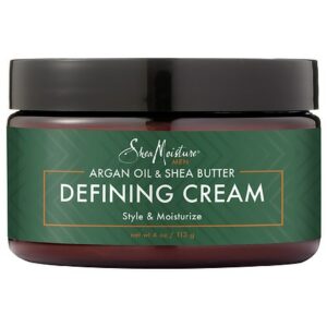 SheaMoisture Defining Hair Cream for Curly Hair Argan Oil & Shea - 4.0 oz