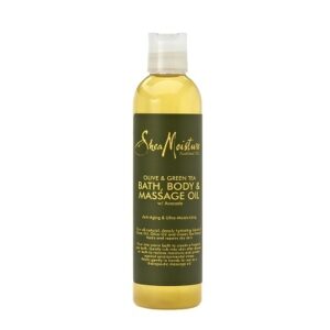 SheaMoisture Olive & Green Tea Bath, Body & Massage Oil - 8.0 Ounces