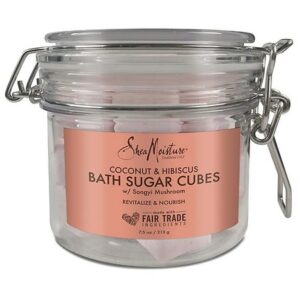 SheaMoisture Revitalizing Sugar Cubes Bath Wash Coconut and Hibiscus - 7.5 oz