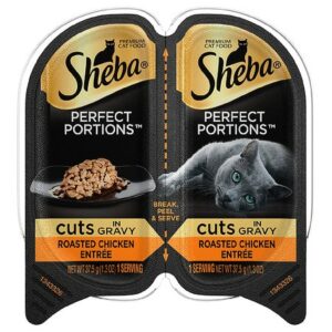 Sheba Perfect Portions Roasted Chicken - 1.3 oz x 2 pack