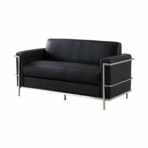 Sherry Modern Living Room Collection, Black, Loveseat