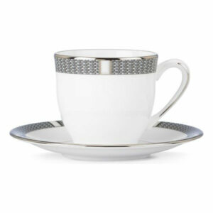 Silver Sophisticate Demitasse Cup & Saucer