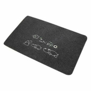 Simple Home Mat Living Room Bathroom Kitchen Non-slip Mat Hippo Style,