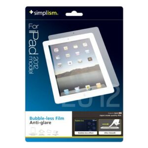 Simplism Japan Bubble-less Film for Apple iPad 3 Anti-glare - TR-PFIPD12-BLAG/EN