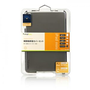 Simplism Japan FlashRevive Cover Set for Apple iPad Mini (Smoky Black) - TR-FRIPDM12-SB/EN