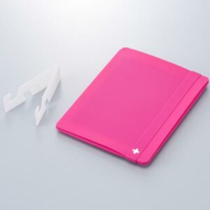 Simplism Japan Flip Silicone Case Set for Apple iPad 2 (Pink) - TR-FSCSIPD2-PK/EN