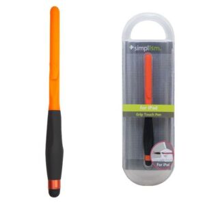 Simplism Japan Grip Touch Pen for Apple iPad (Orange) - TR-GTPIPD-OR/EN