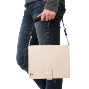 Simplism Japan Leather Flip Note for Apple iPad 3 (Beige White) - TR-LFNIPD12-BW/EN