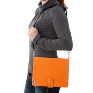 Simplism Japan Leather Flip Note for Apple iPad 3 (Orange) - TR-LFNIPD12-OR/EN