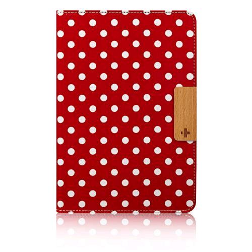 Simplism Japan Smart Fabric Flip for Apple iPad Mini (Polka Dots) - TR-SFIPDM12-PD/EN