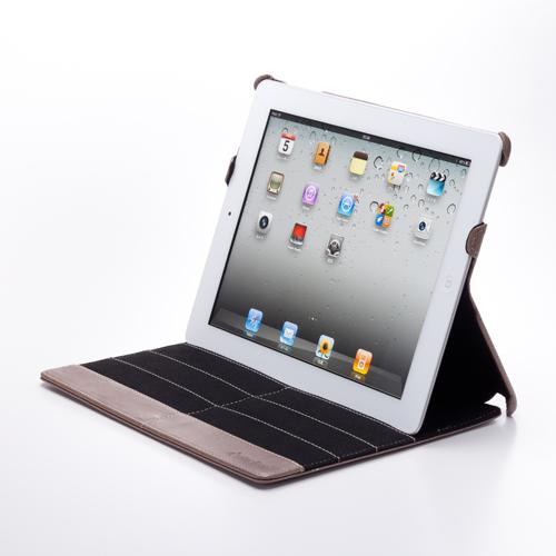 Simplism Japan Smart Leather Shell for Apple iPad 3/4G (Warm Gray) - TR-SLSIPD12-WG/EN