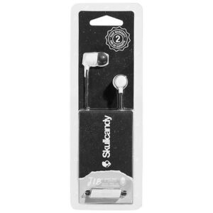 Skullcandy JIB Earphones with Microphone Black and White - 1.0 ea