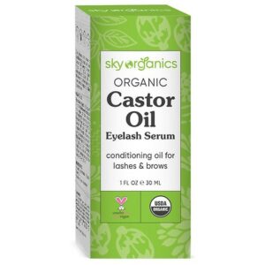 Sky Organics Organic Castor Oil Eyelash Serum - 1.0 fl oz