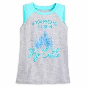 Sleeping Beauty Castle Tank Top for Girls Disneyland