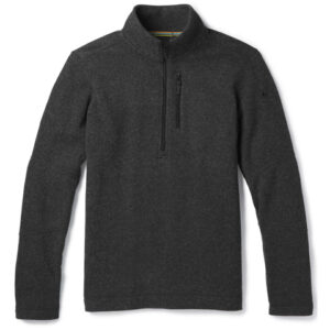 Smartwool Hudson Trail Half Zip Sweater - Men's Dark Charcoal Xl