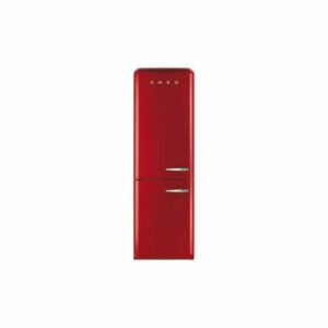 Smeg FAB32ULN 11.7 Cu. Ft. Retro Refrigerator with Bottom Freezer - Left Hinge Red Refrigeration Appliances Full Size Refrigerators Bottom Freezer