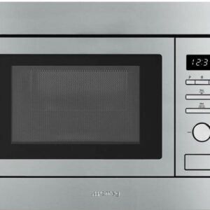 Smeg Fingerprint-Proof Stainless Steel 24" Built-in Microwave