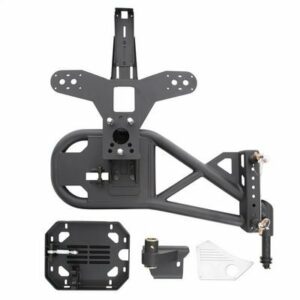 Smittybilt XRC/SRC Gen2 Bolt-On Tire Carrier (Light Texture Black) - 76857LT